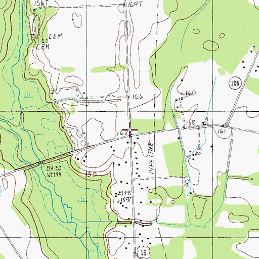 Topographic Map of Good Hope Church (historical), SC