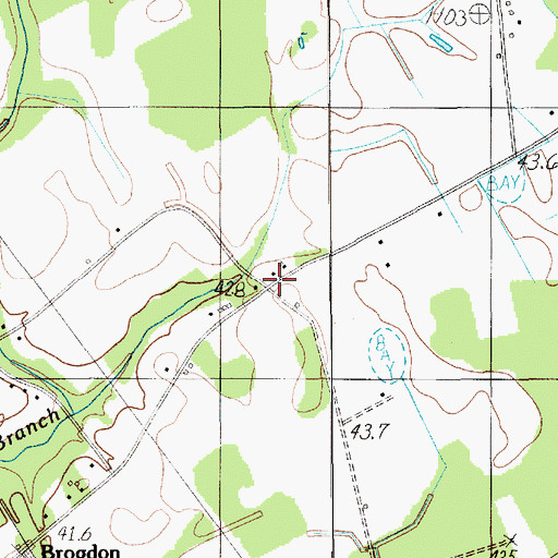 Topographic Map of Good Hope School (historical), SC
