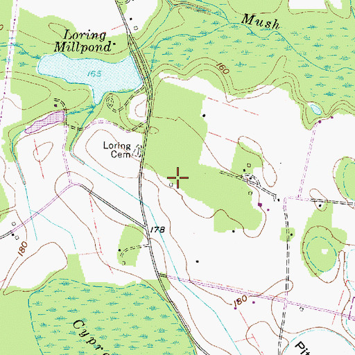 Topographic Map of Hearthstone, SC