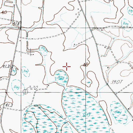 Topographic Map of Howard Chapel (historical), SC