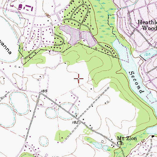 Topographic Map of Idlewood, SC