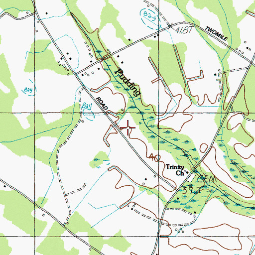 Topographic Map of Mount Sinai School (historical), SC