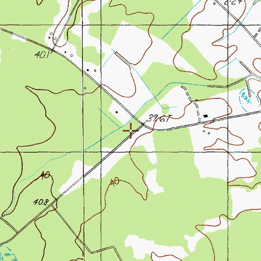 Topographic Map of Muldrow School (historical), SC