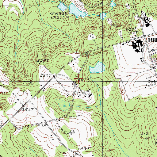 Topographic Map of Providence School (historical), SC