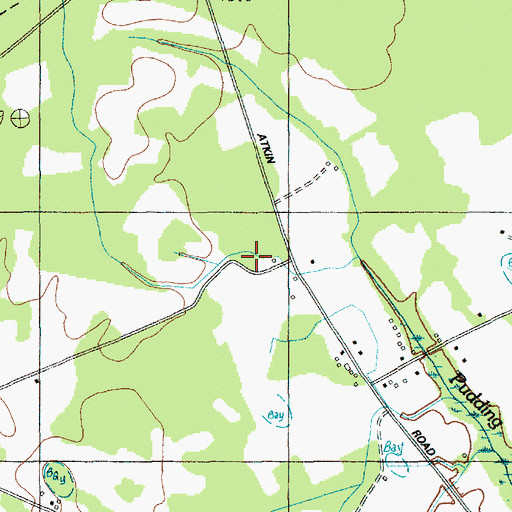 Topographic Map of Rose Hill School (historical), SC