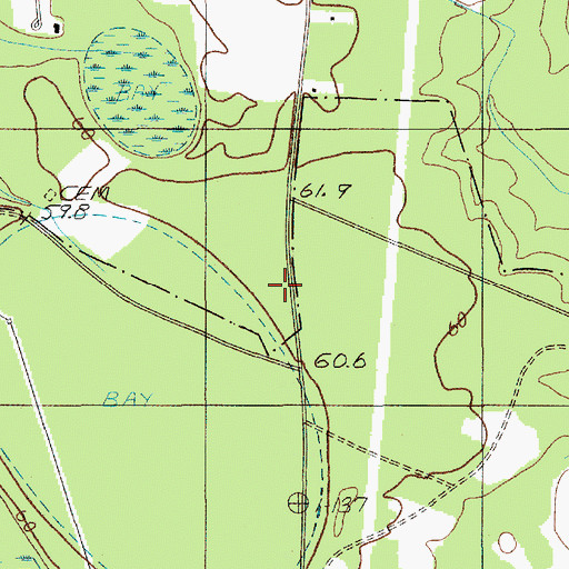 Topographic Map of Rose School (historical), SC