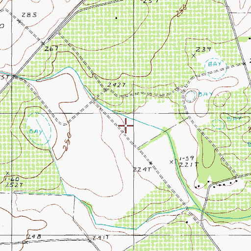 Topographic Map of Saint James Church (historical), SC