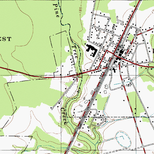 Topographic Map of Saint James Church, SC