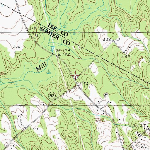 Topographic Map of Saint James School (historical), SC