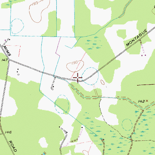 Topographic Map of Saint John Church (historical), SC