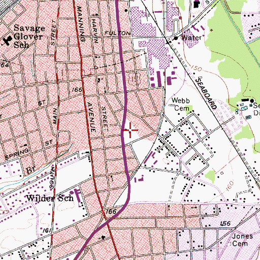 Topographic Map of Stonehill Special School, SC