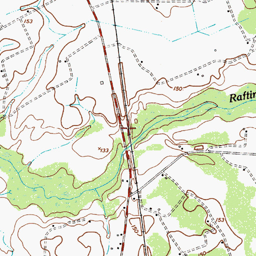 Topographic Map of Trinity Church (historical), SC