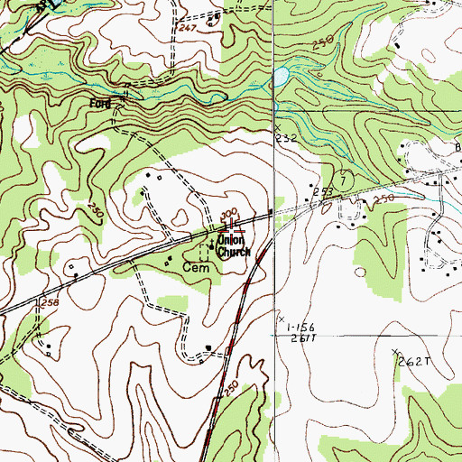 Topographic Map of Union School (historical), SC
