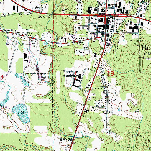 Topographic Map of Patrician Academy, AL