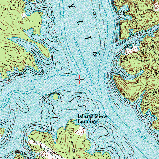 Topographic Map of Allison Creek, SC