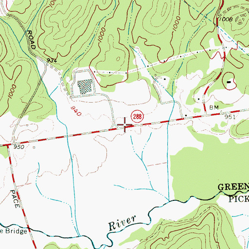 Topographic Map of Allison School (historical), SC