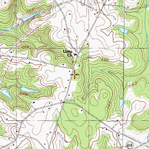 Topographic Map of Ashmore Store (historical), SC