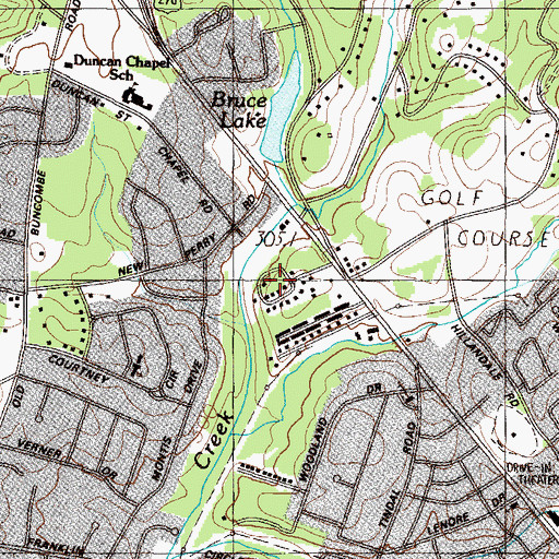 Topographic Map of Cope Heights, SC