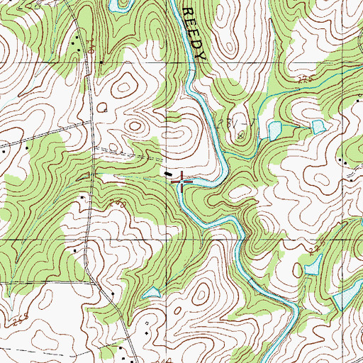 Topographic Map of Dacus Shoals, SC