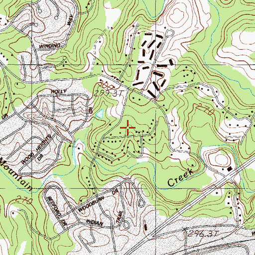 Topographic Map of Edwards Forest Heights, SC