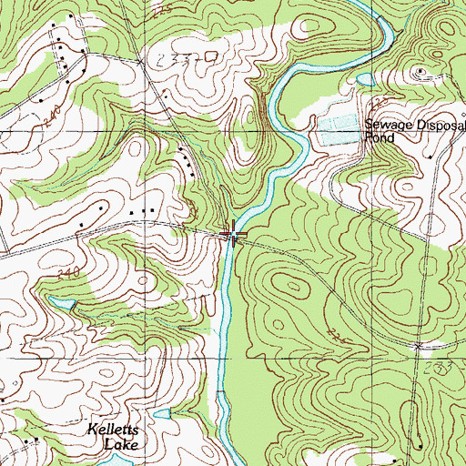 Topographic Map of Harrison Bridge, SC