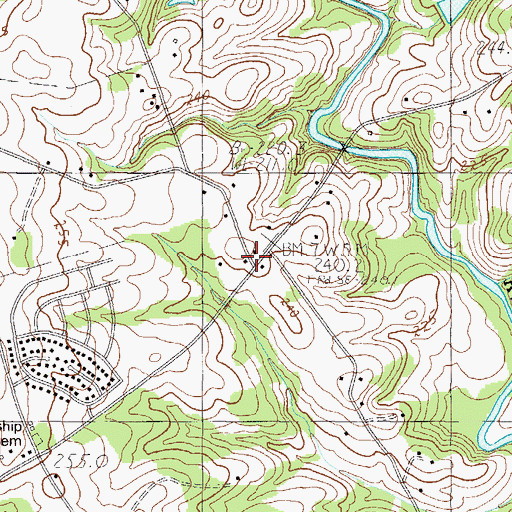 Topographic Map of Holcombe Store (historical), SC