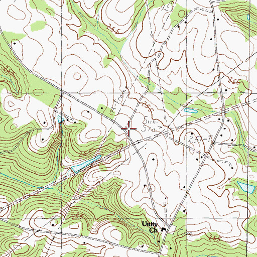 Topographic Map of Hopewell School (historical), SC