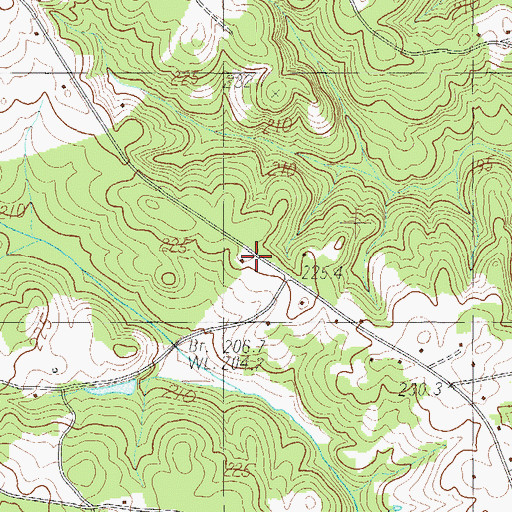 Topographic Map of Horse Creek School (historical), SC