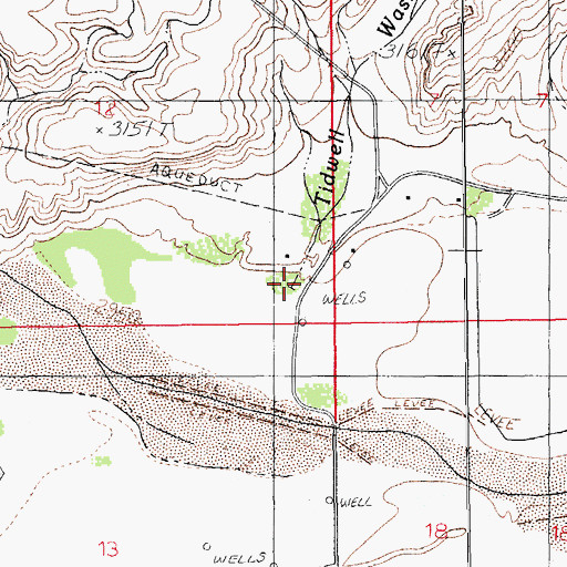 Topographic Map of Tidwell Wash, AZ