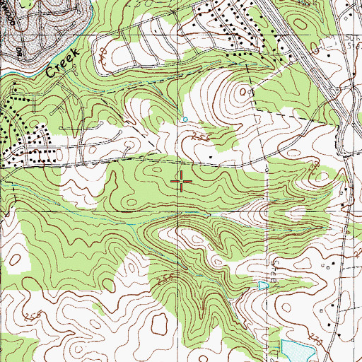 Topographic Map of Hunters Woods, SC