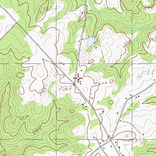 Topographic Map of Lickville School (historical), SC