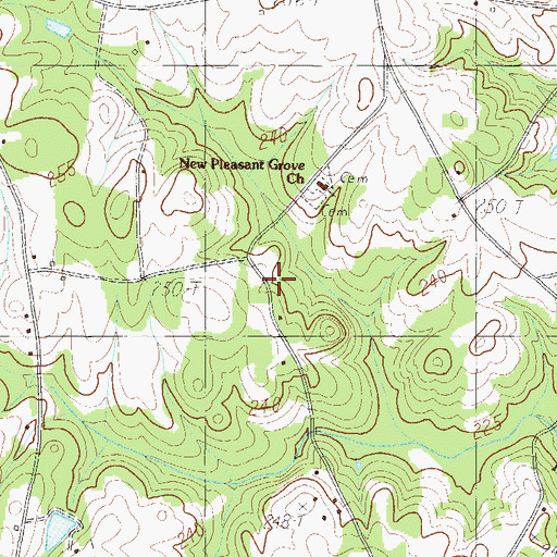 Topographic Map of Lickville School (historical), SC