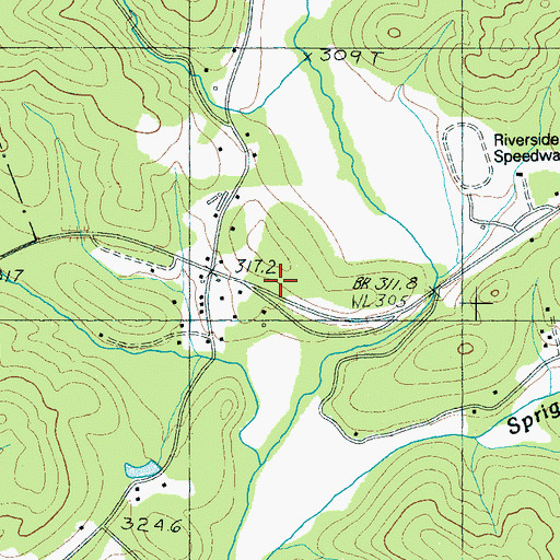 Topographic Map of Lima School (historical), SC