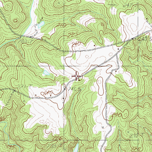 Topographic Map of McCullough School (historical), SC