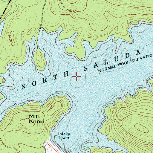 Topographic Map of Merrittsville (historical), SC