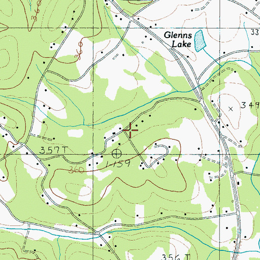 Topographic Map of Mountain Grove School (historical), SC