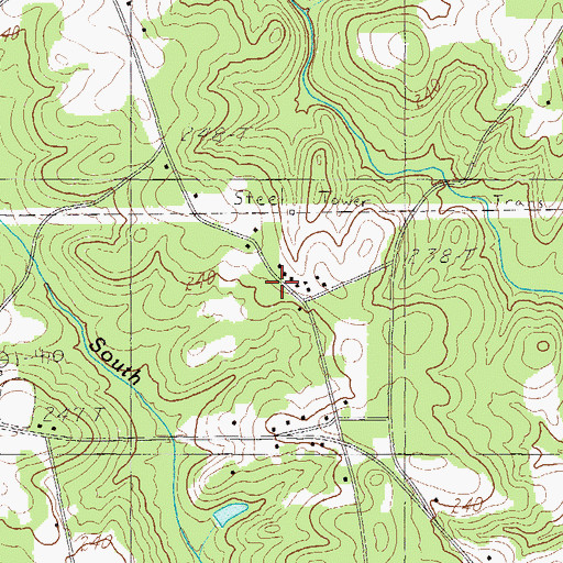 Topographic Map of Pleasant View School (historical), SC