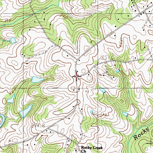 Topographic Map of Putnam Store (historical), SC