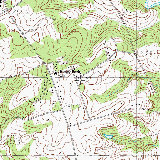 Topographic Map of Saint Albans School (historical), SC