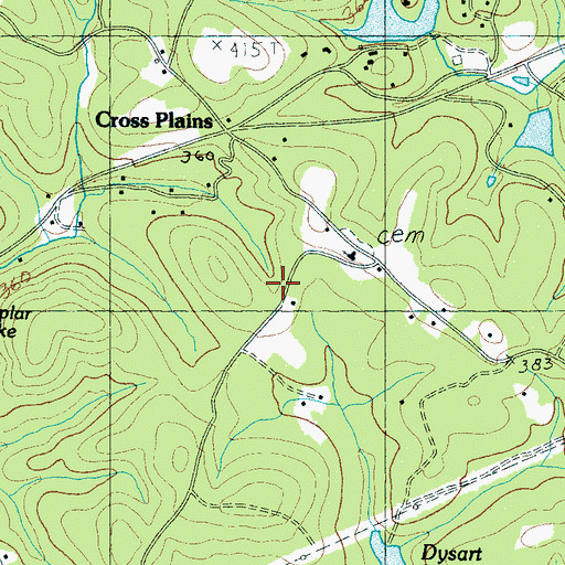 Topographic Map of Spring Lake Lodge (historical), SC