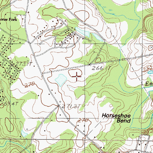 Topographic Map of Sugar Mill, SC