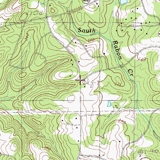 Topographic Map of Wassorf Store (historical), SC