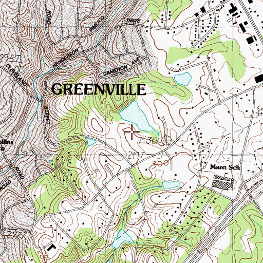 Topographic Map of Collins Creek, SC