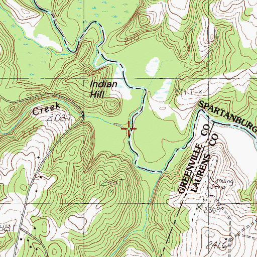 Topographic Map of Fords Mill (historical), SC