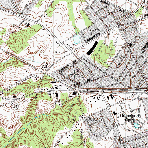 Topographic Map of Lockwood Heights, SC