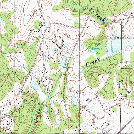 Topographic Map of Molly Tree Plantation, SC
