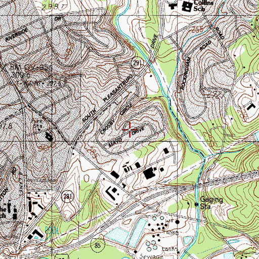 Topographic Map of Paramount Park, SC