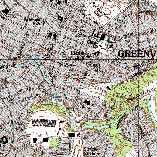 Topographic Map of Phillis Wheatley Community Center, SC