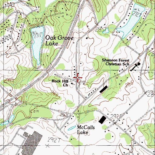 Topographic Map of Stoneledge, SC