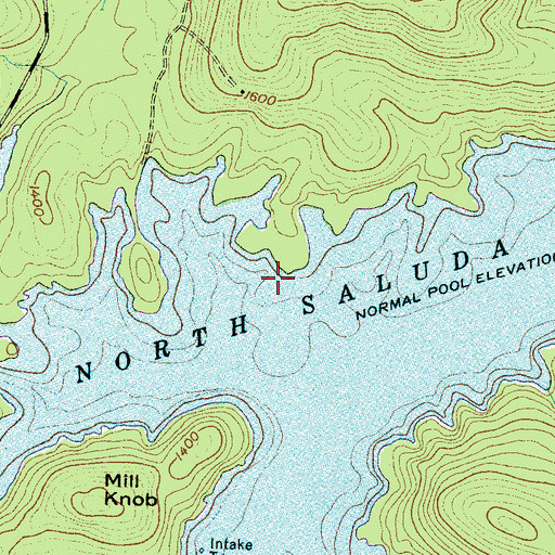 Topographic Map of Wildwood Park (historical), SC